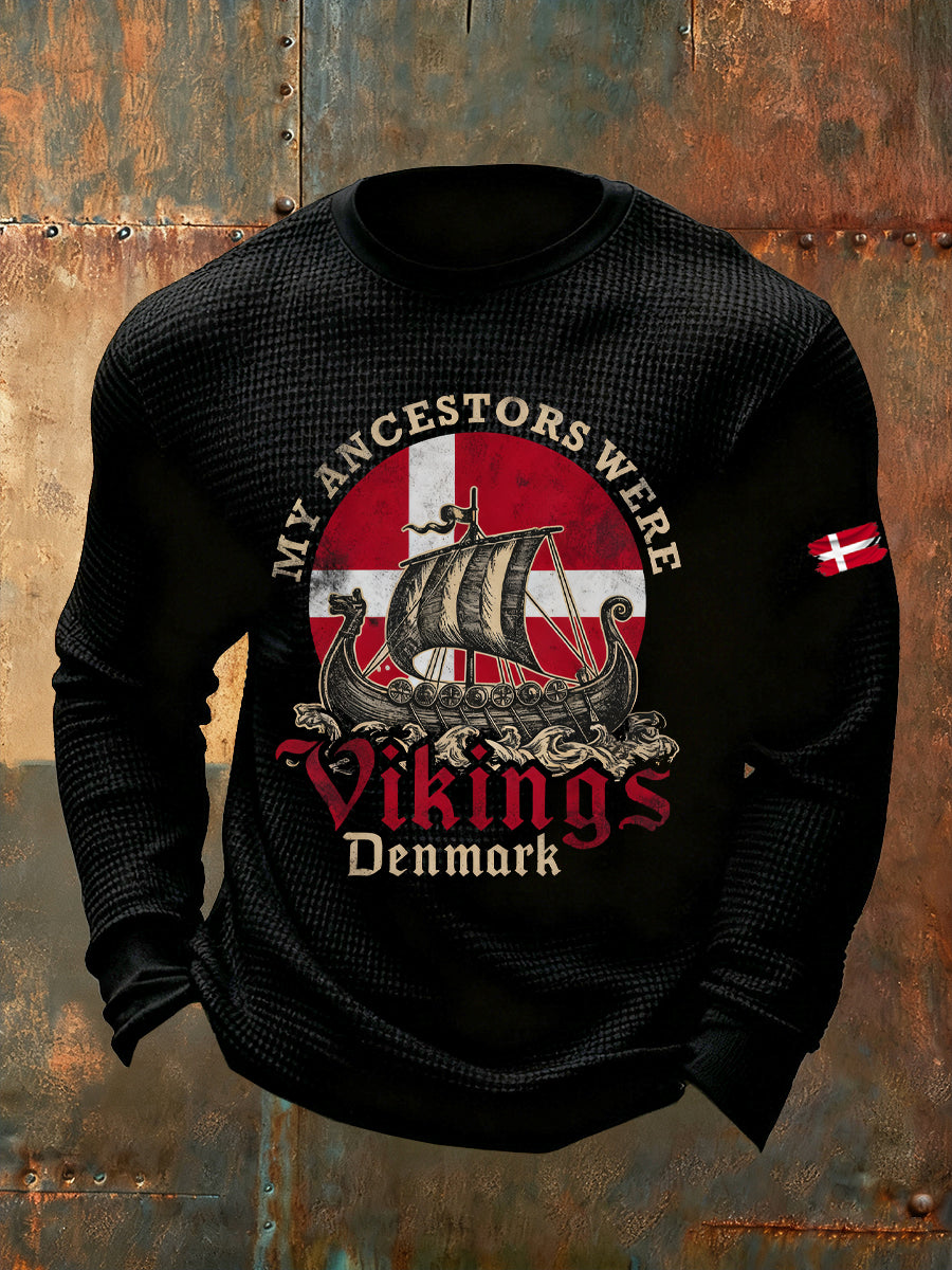 Mænds Vintage Fashion Casual Lang ærmer