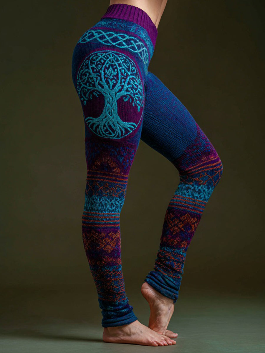 Kvinders leggings i vikinge-stil