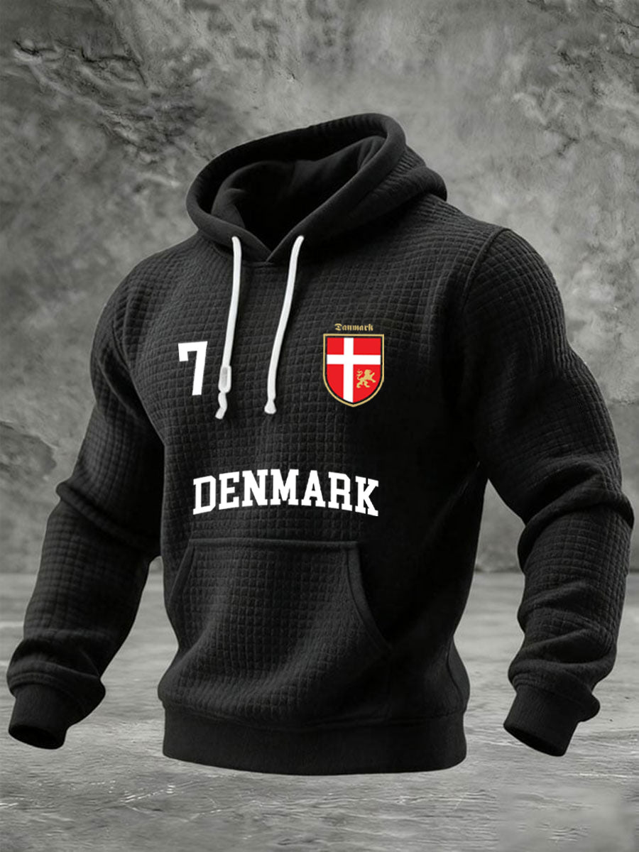 Herre Vintage Casual Løs Hoodie