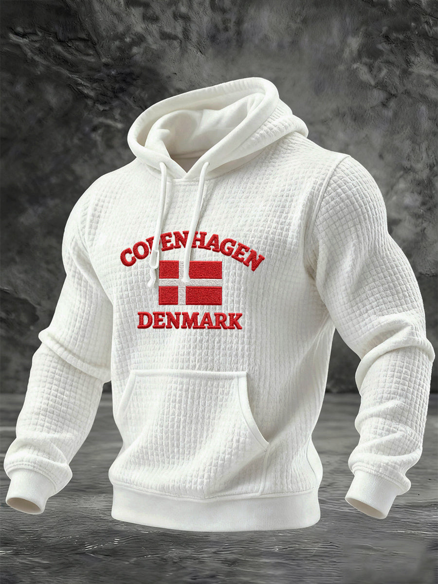 Herre Vintage Casual Løs Hoodie