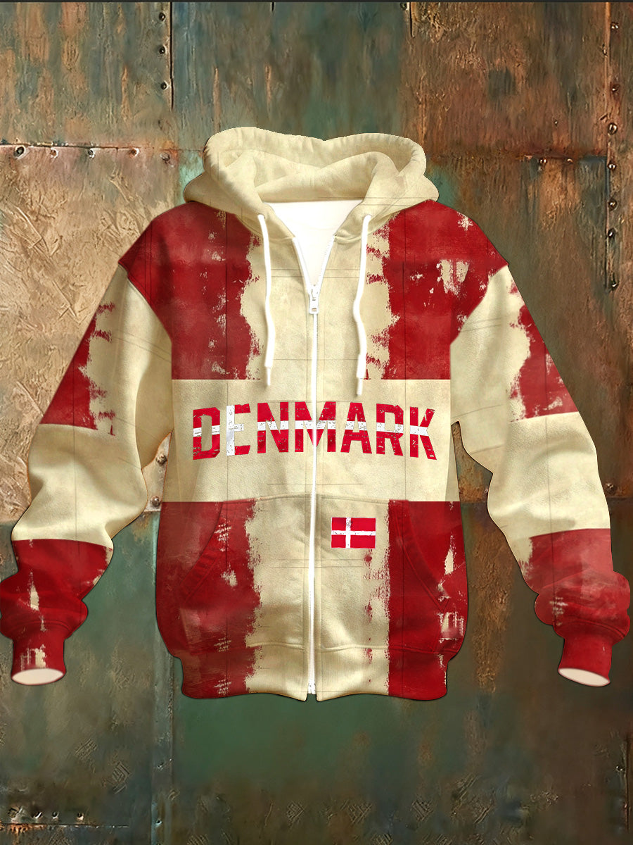 Mænds dansk Tryk Hoodies