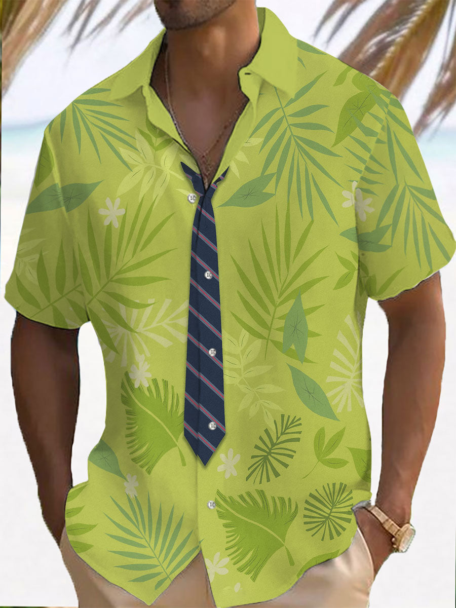 Ræv-mønstret skjorte til mænd