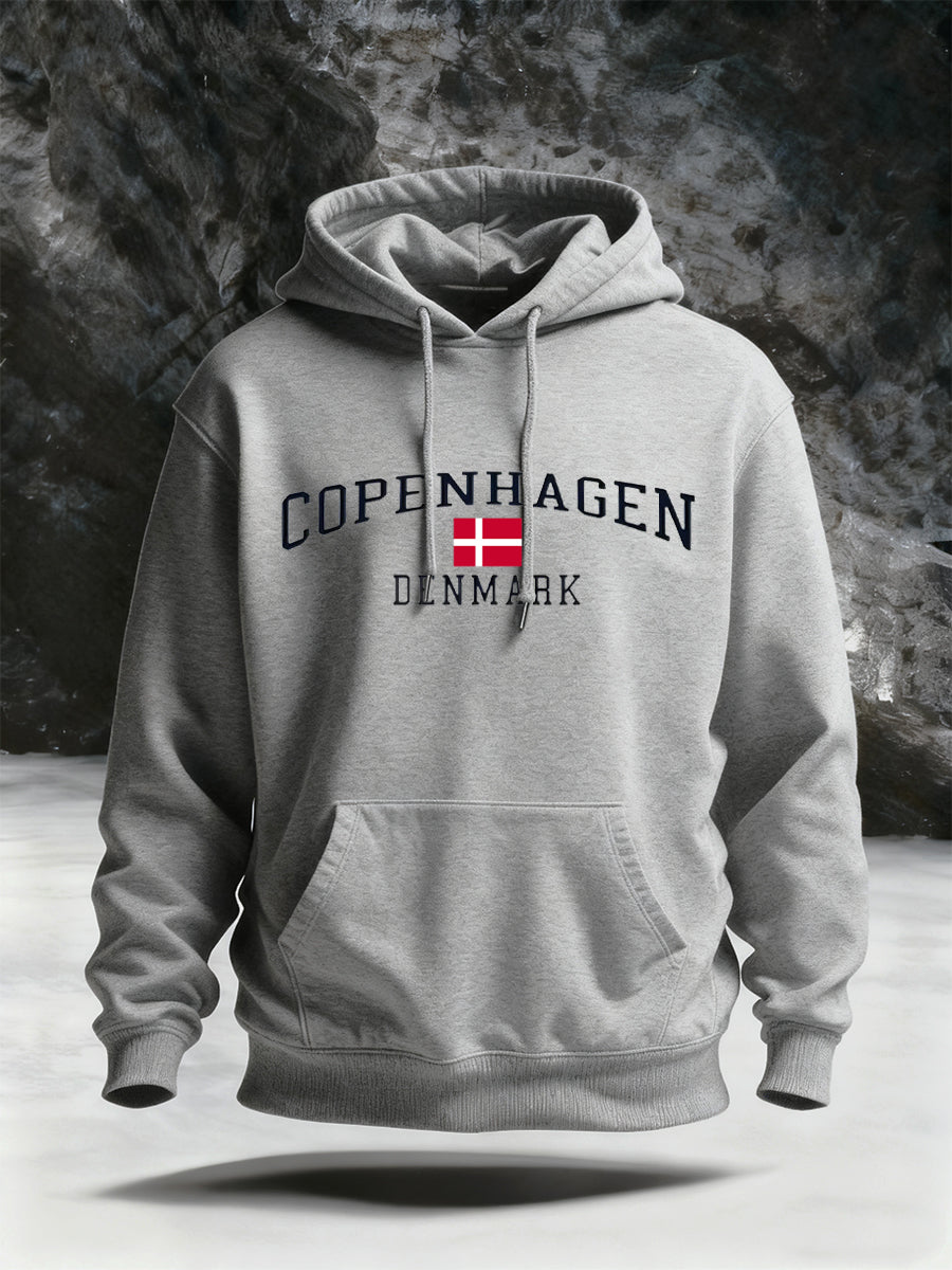 Mænds Vintage Fashion Casual Hoodie.