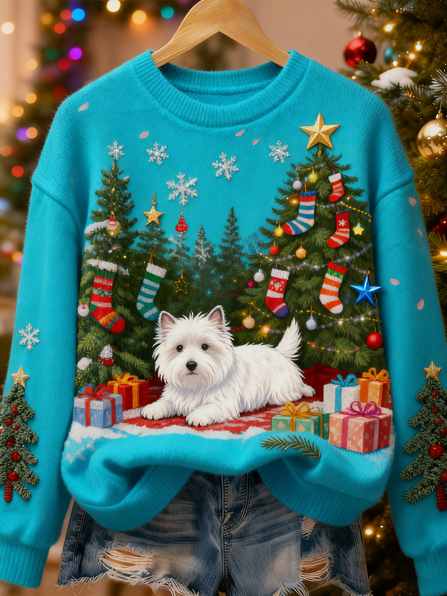 Kvinders Retro Animal Art Print Casual Flannel øverst