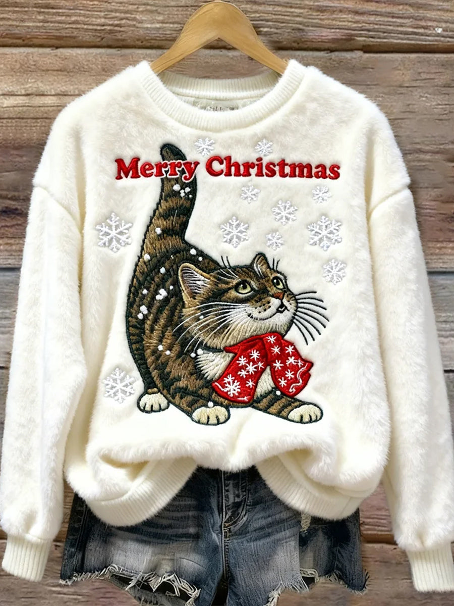 Kvinders Retro Animal Art Print Casual Flannel øverst