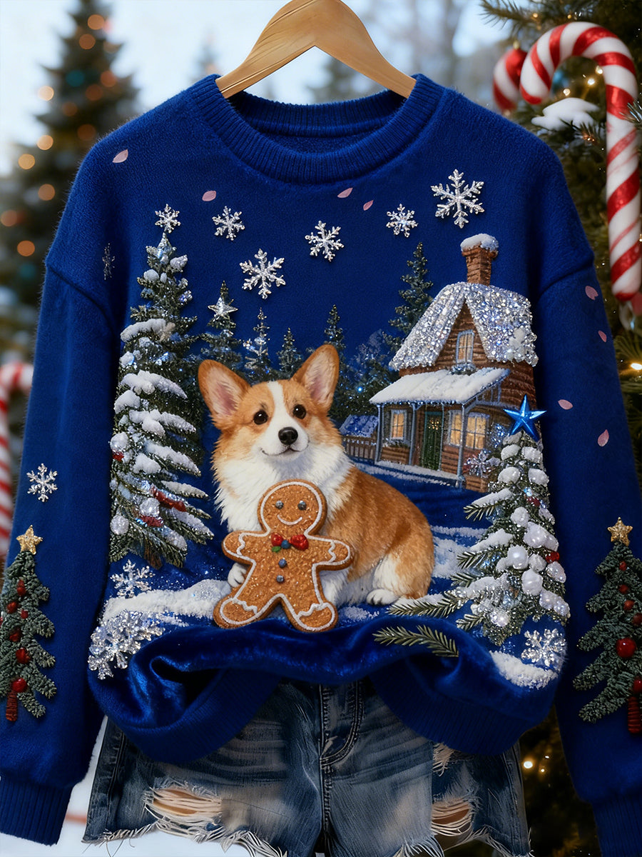 Kvinders Retro Animal Art Print Casual Flannel øverst