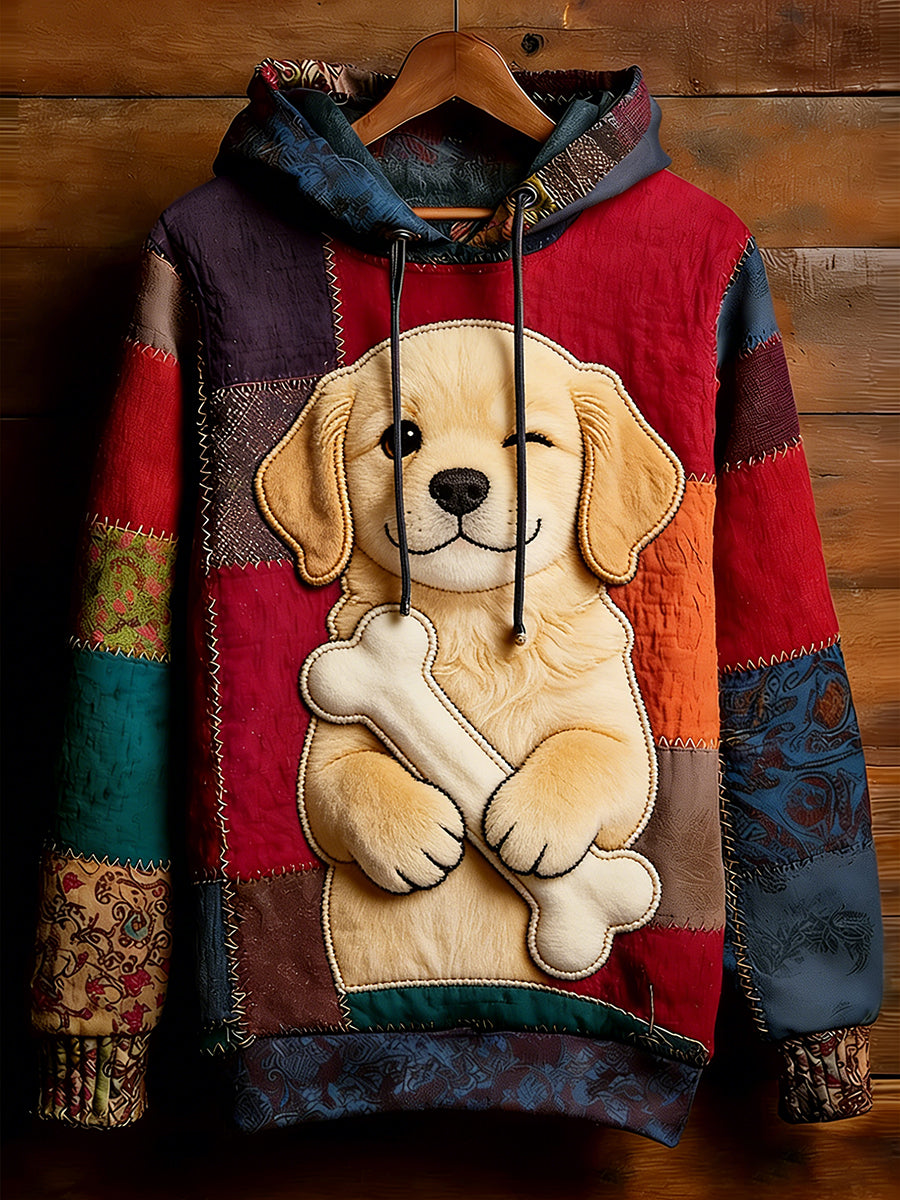 Unisex Retro Animal Art Print Komfortabel Casual Sweatshirt