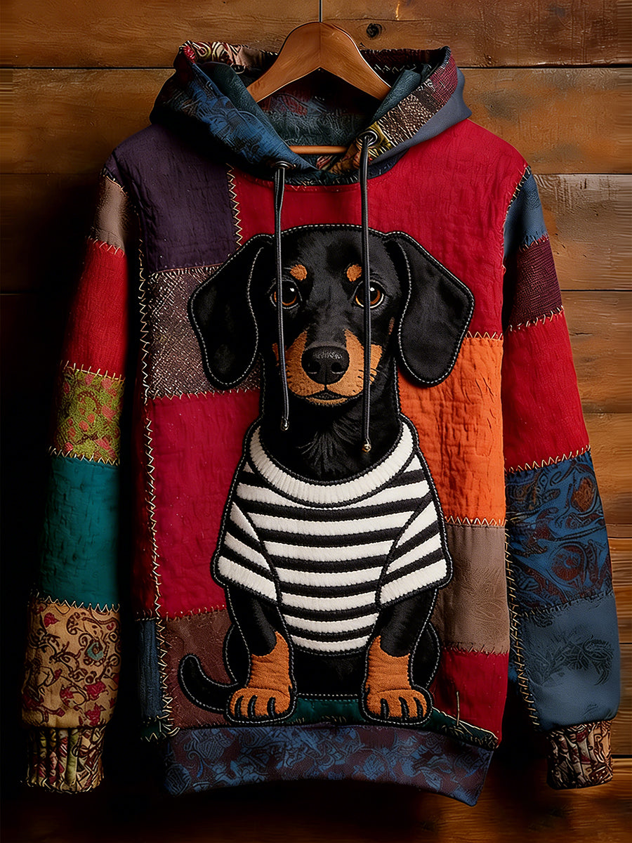 Unisex Retro Animal Art Print Komfortabel Casual Sweatshirt