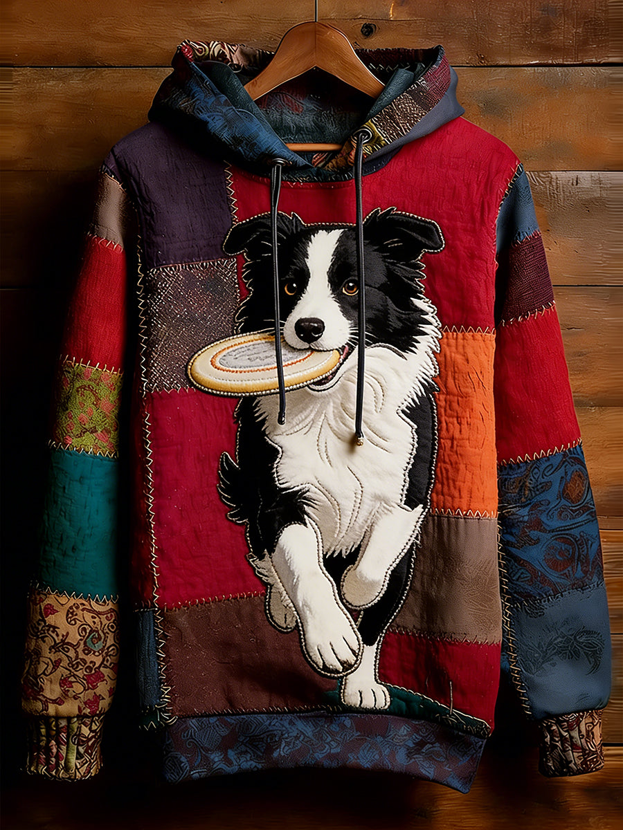 Unisex Retro Animal Art Print Komfortabel Casual Sweatshirt