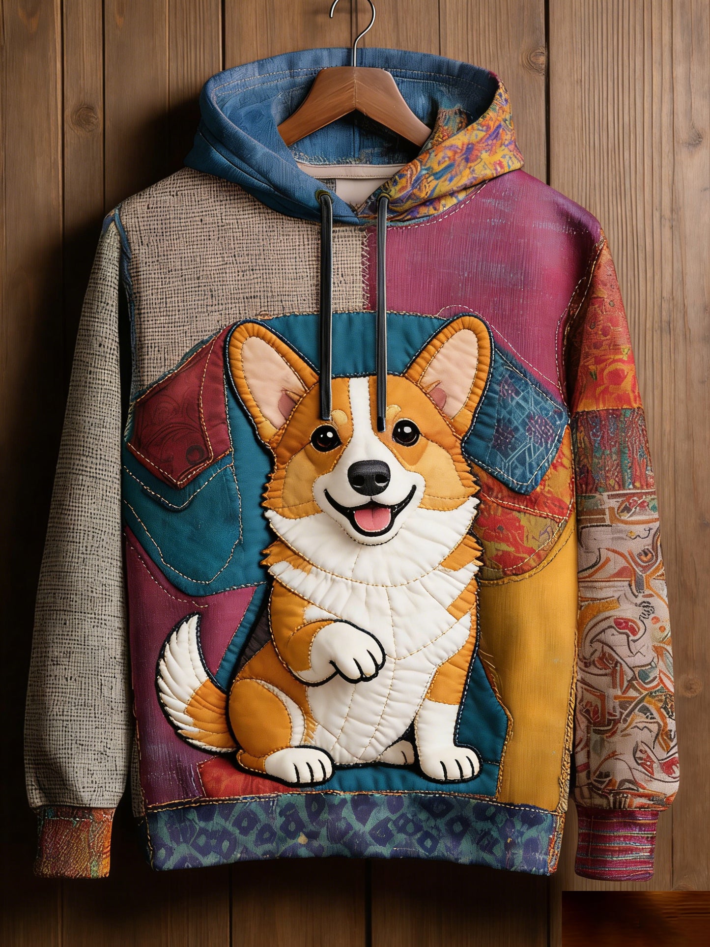 Unisex Retro Animal Art Print Komfortabel Casual Sweatshirt