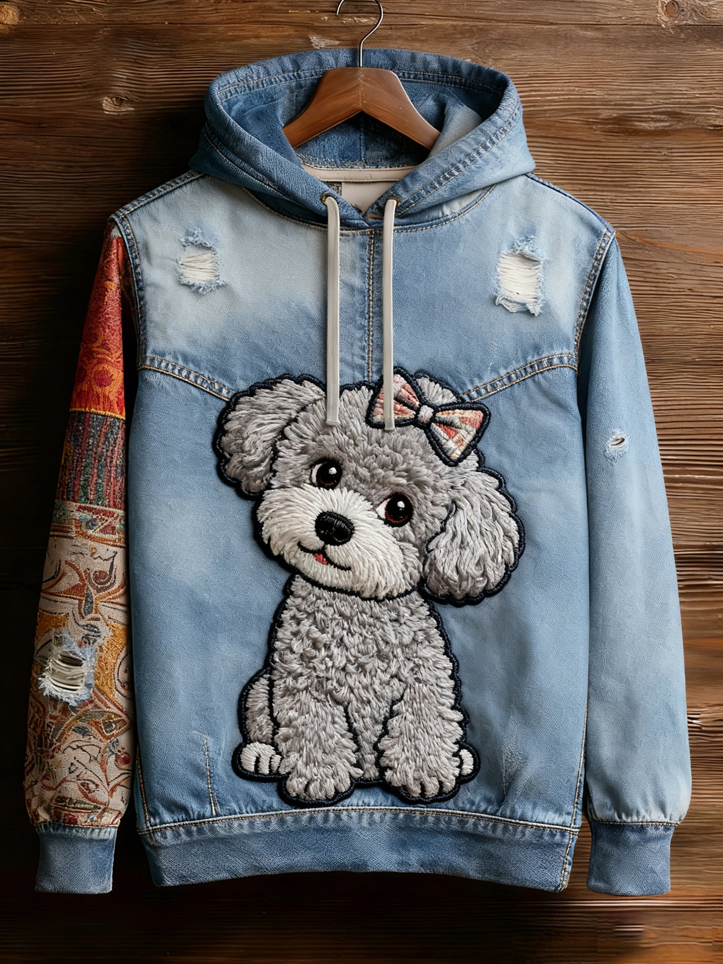 Unisex Retro Animal Art Print Komfortabel Casual Sweatshirt