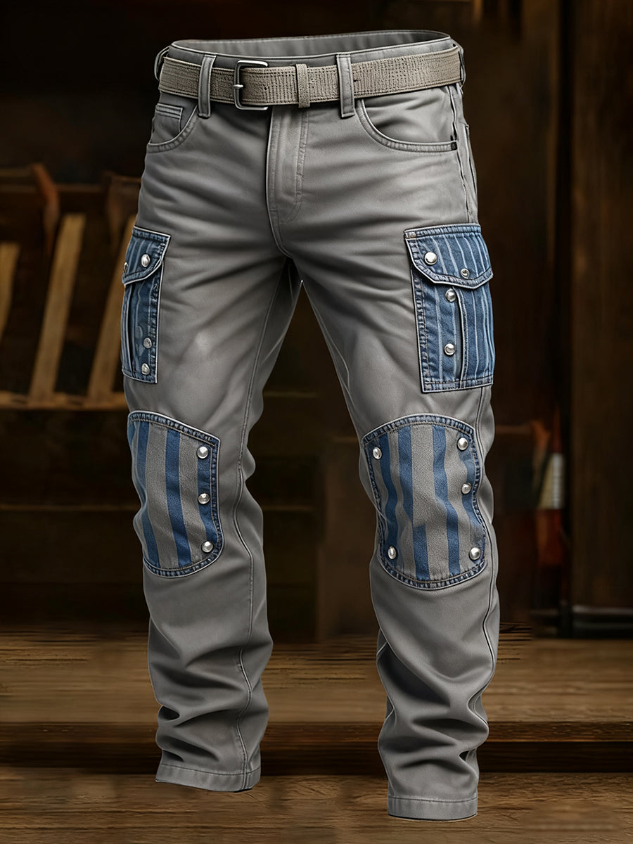 Mænds Retro Business Style Casual Work Bukser