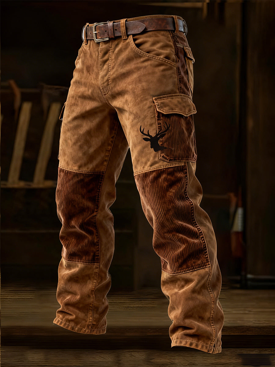 Mænds Retro Business Style Casual Work Bukser