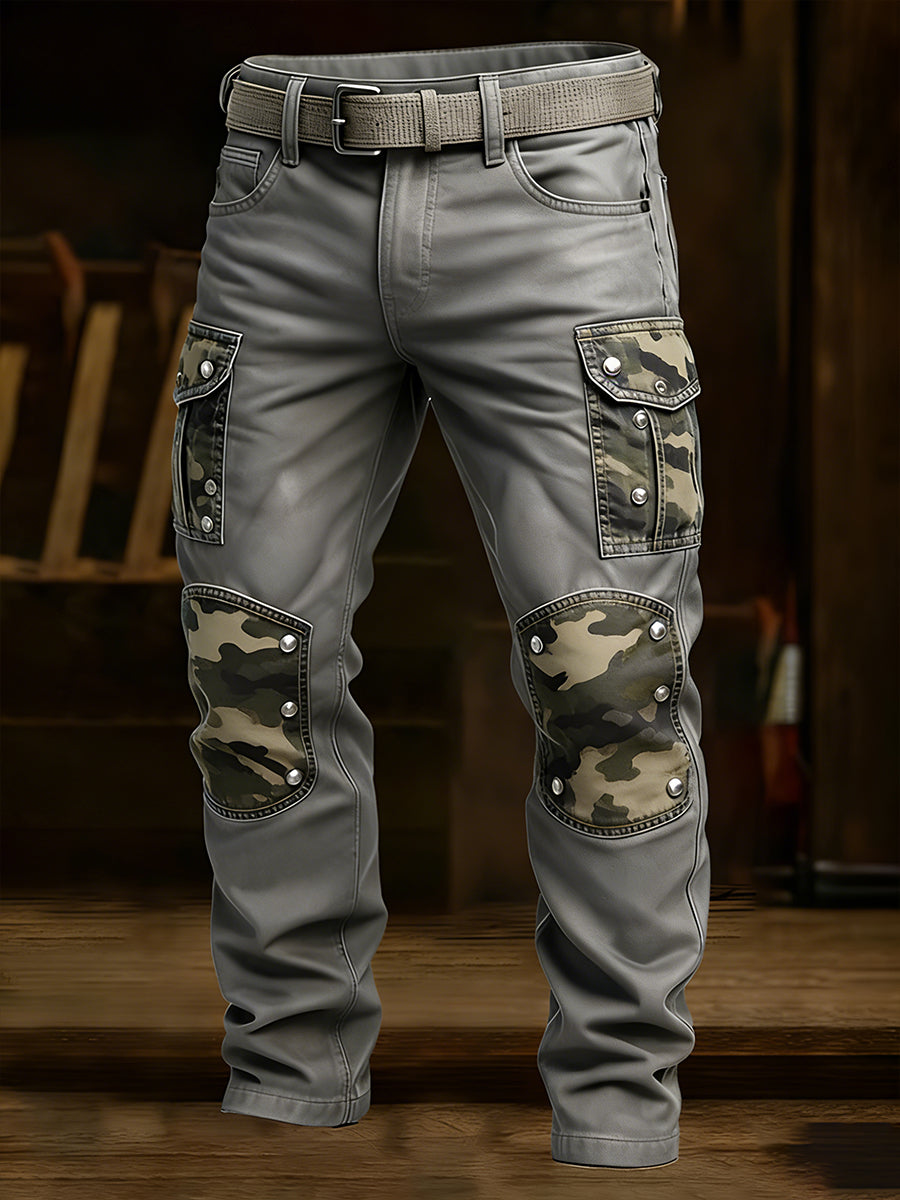 Mænds Retro Business Style Casual Work Bukser