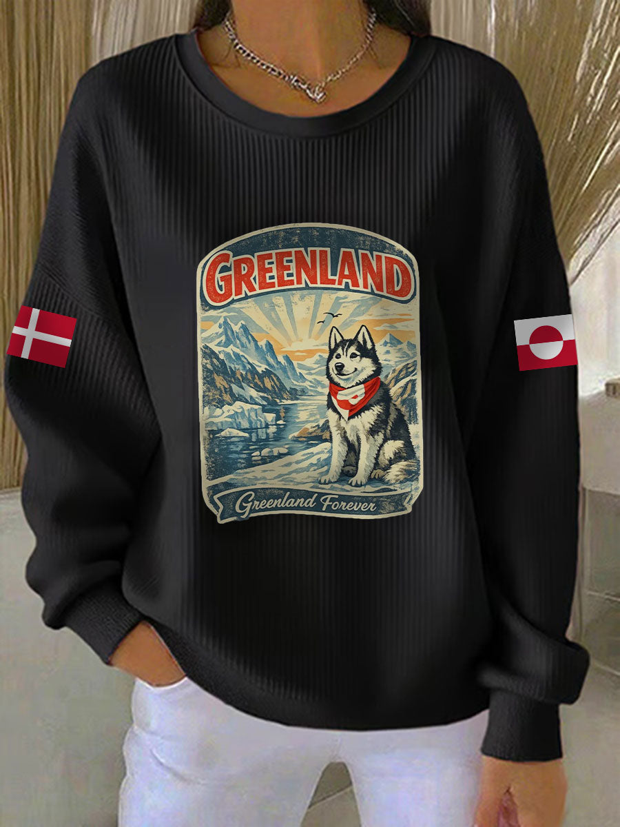 Grønlands hunde-sweatshirt