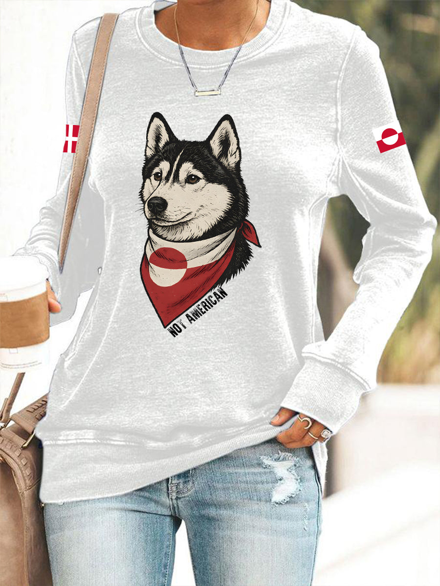 Grønlands hunde-sweatshirt
