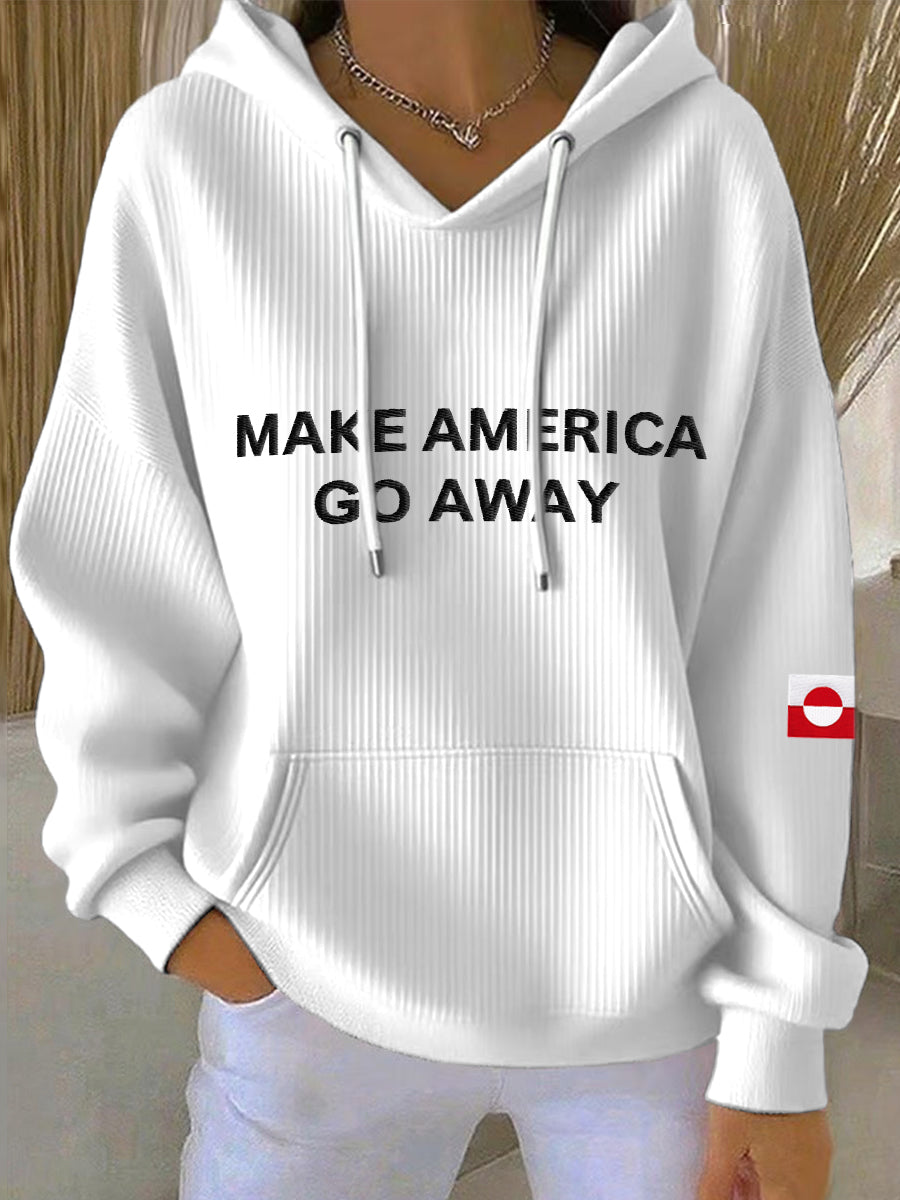 Kvinder gør amerikansk gå væk Broderet hætteri