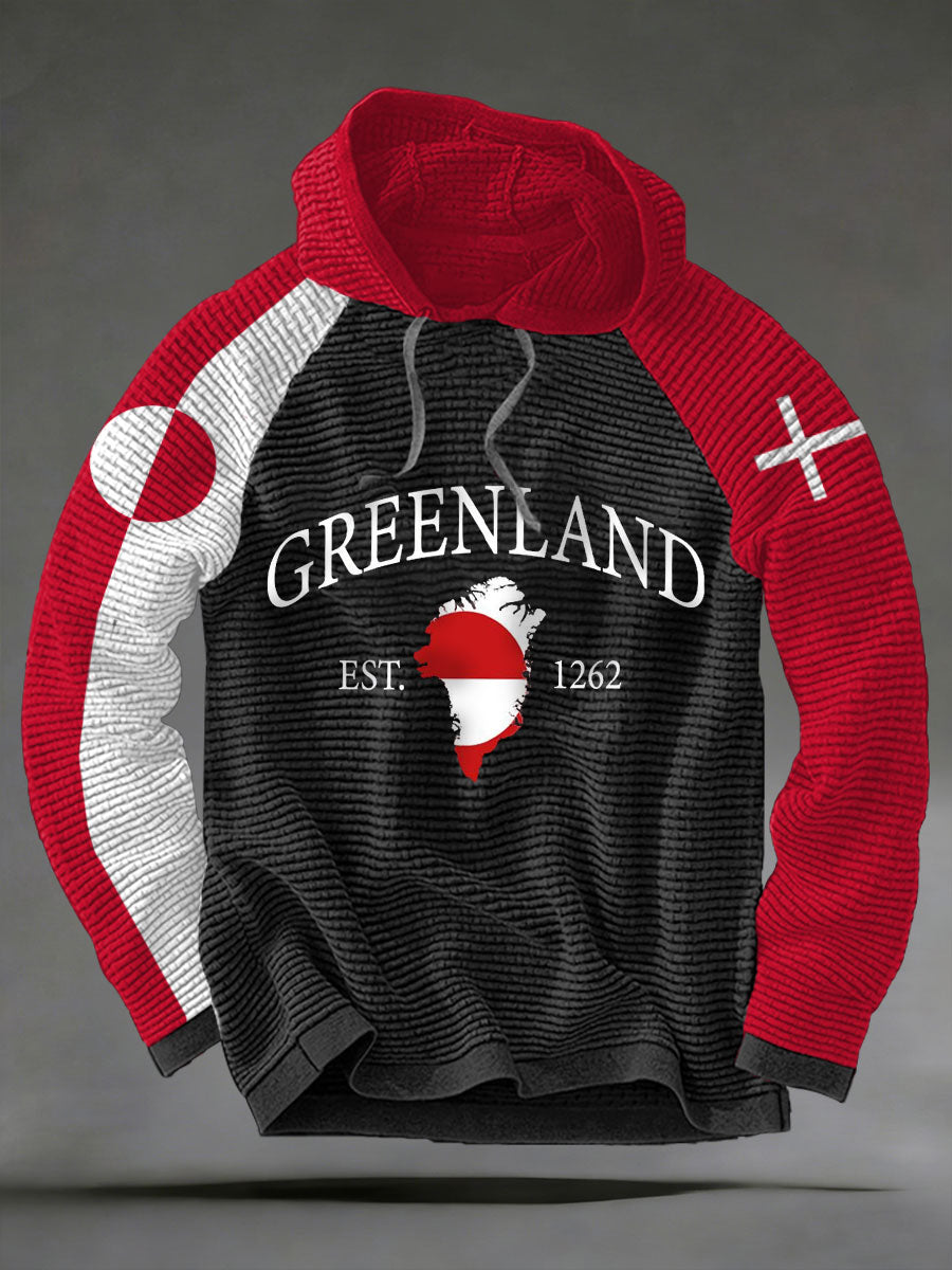 Mænds beskyttende Grønland Hoodies