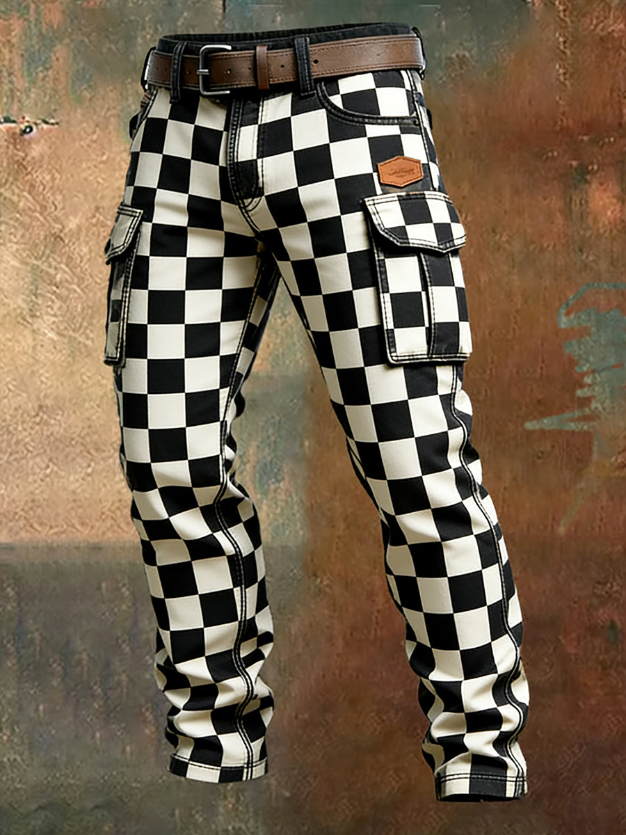 Mænds Retro Business Style Casual Work Bukser