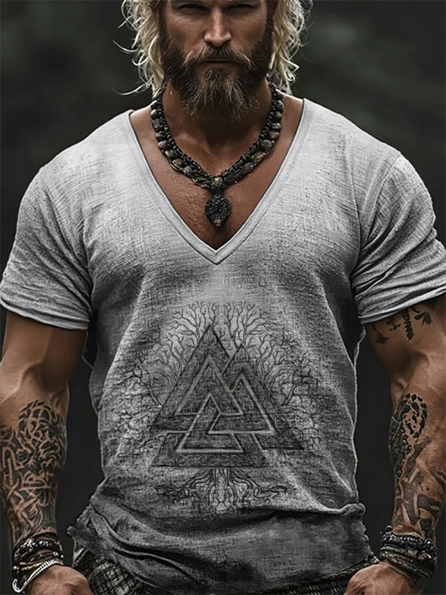 Mænds vikinget-shirt