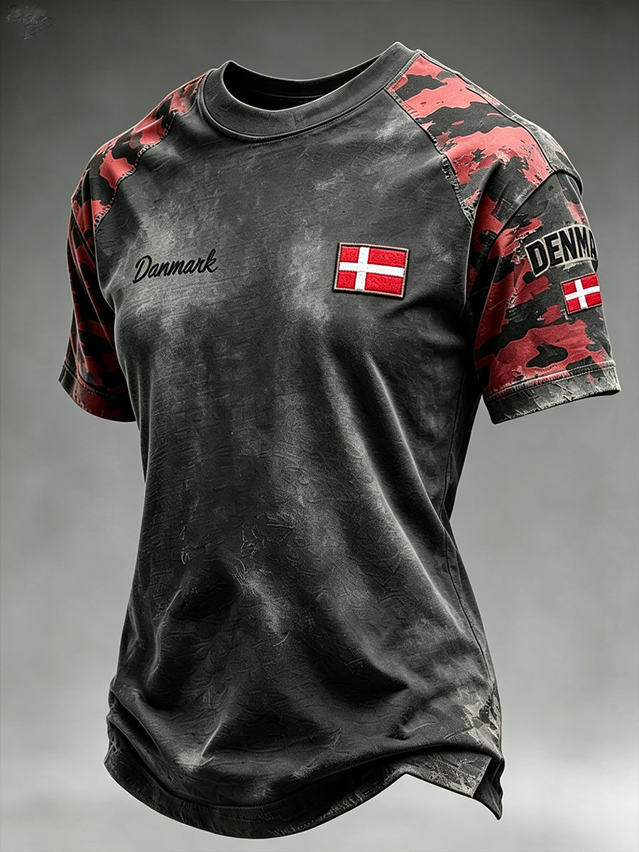 Kvinders lidt camouflage Print T-shirt