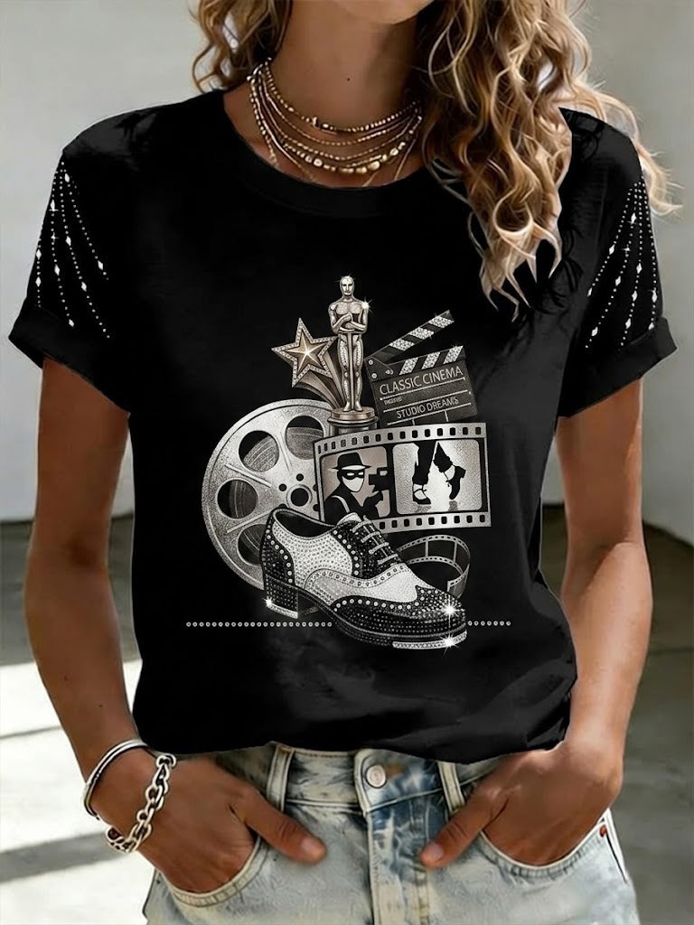 Kvinders konge af Pop Printed T-shirt