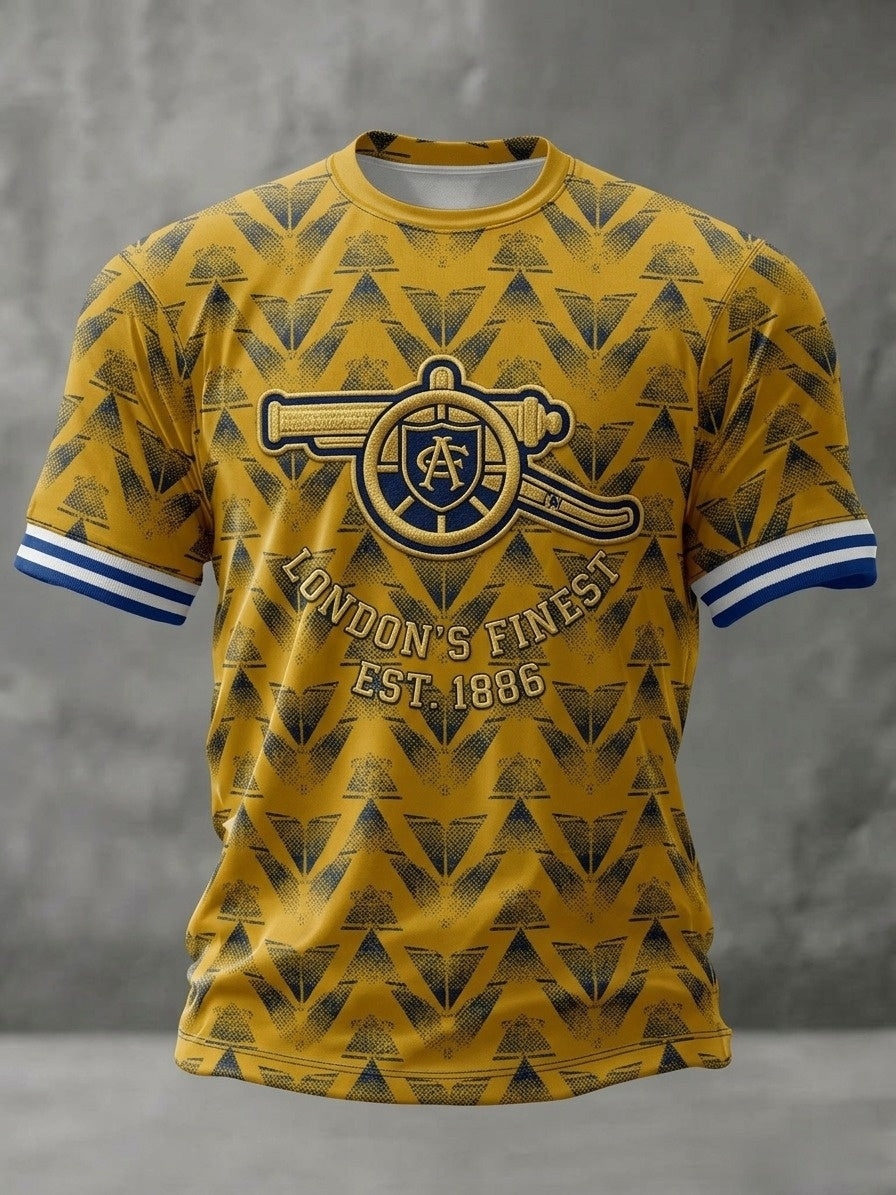 Herre fodboldfan 2026 printet t-shirt fra Storbritannien