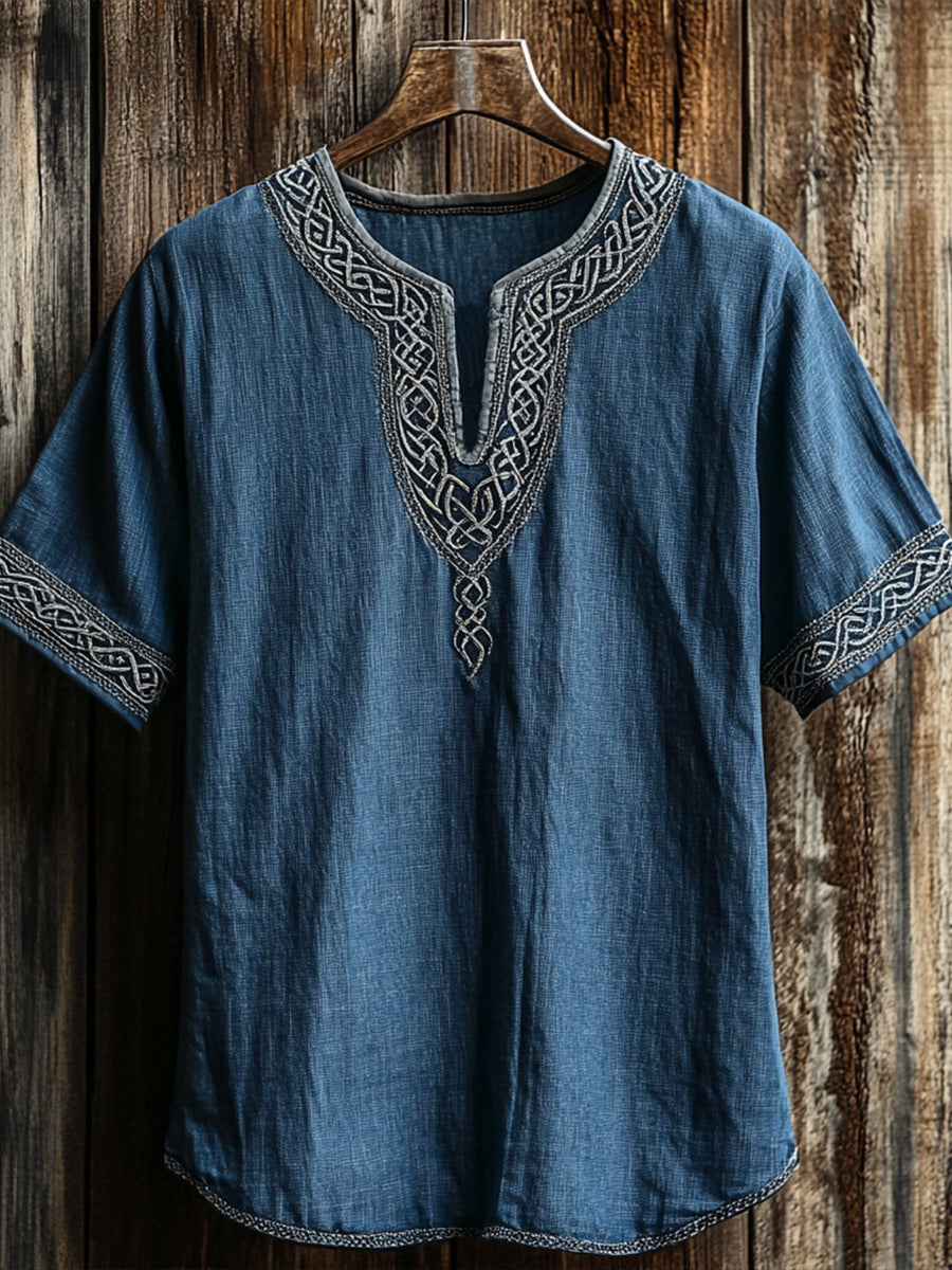 Mænds vikinget-shirt