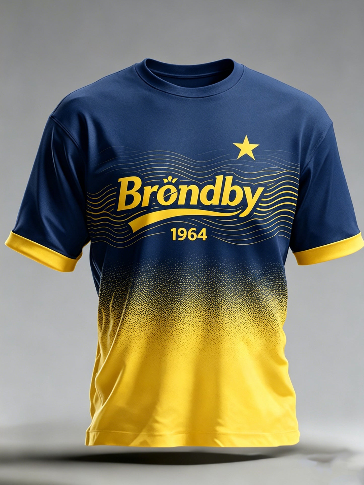 Heren Brøndby IF Football Club Artistieke Print T-shirt