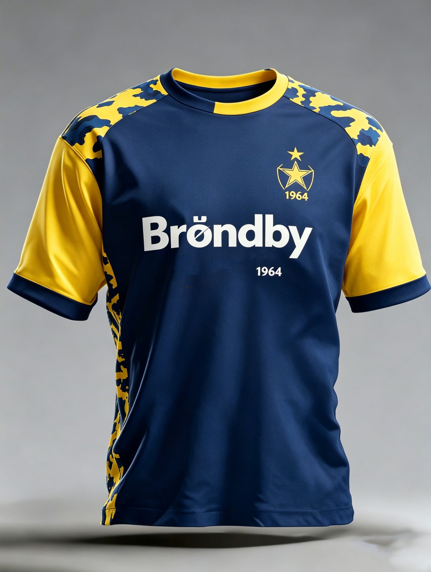Kunstzinnig t-shirt voor mannen van voetbalclub Brøndby IF