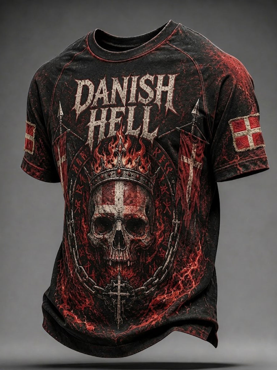 Herre Musikfestival T-shirt med korte ærmer