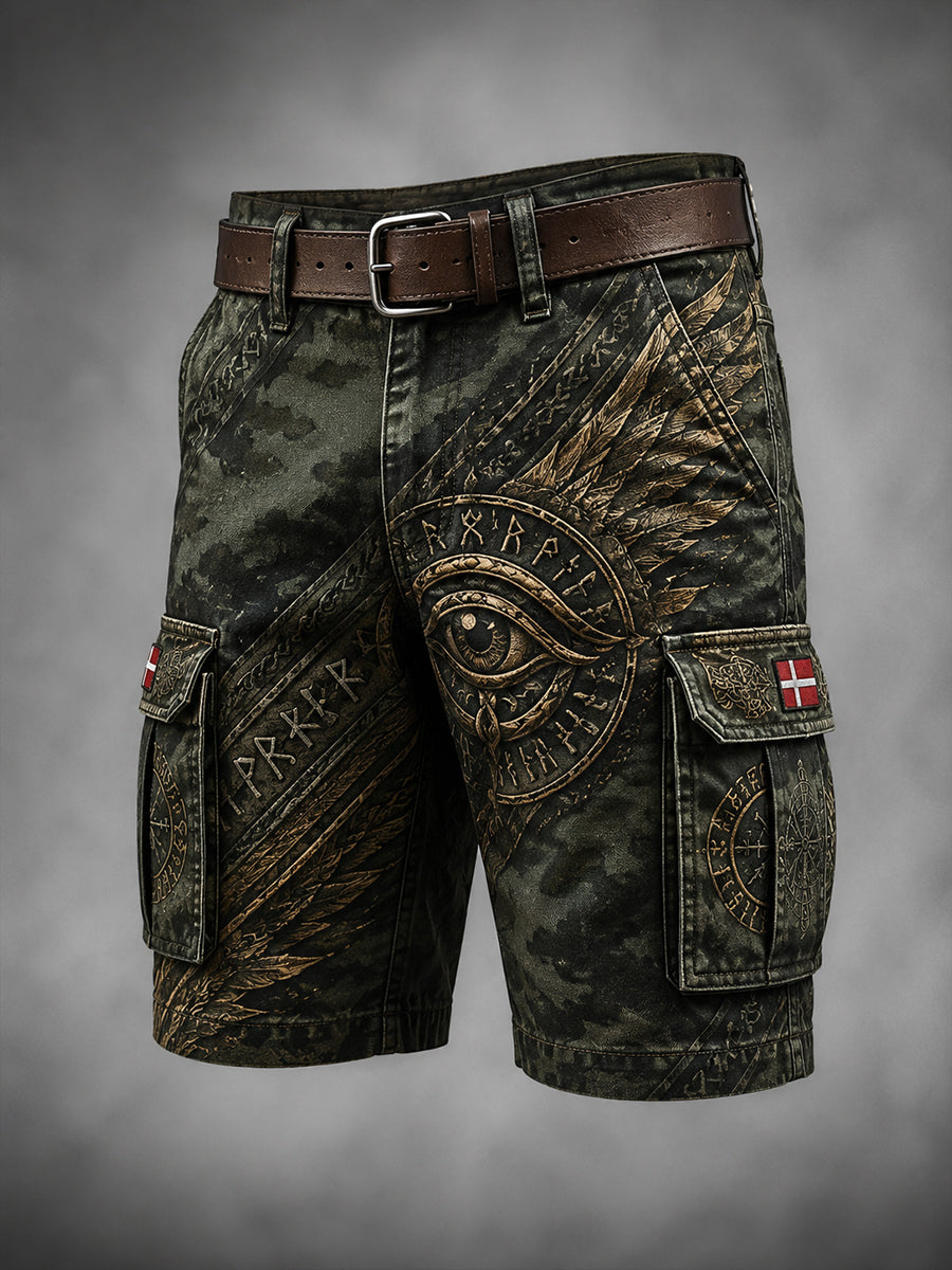 Mænds danske vikinger Cargo Shorts
