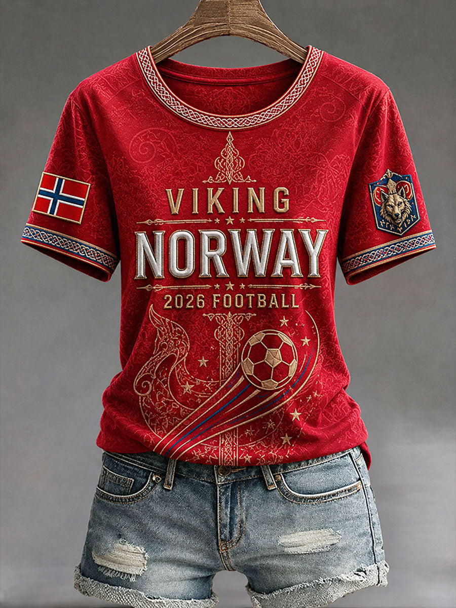 Kvinner 2026 fotball-T-skjorte