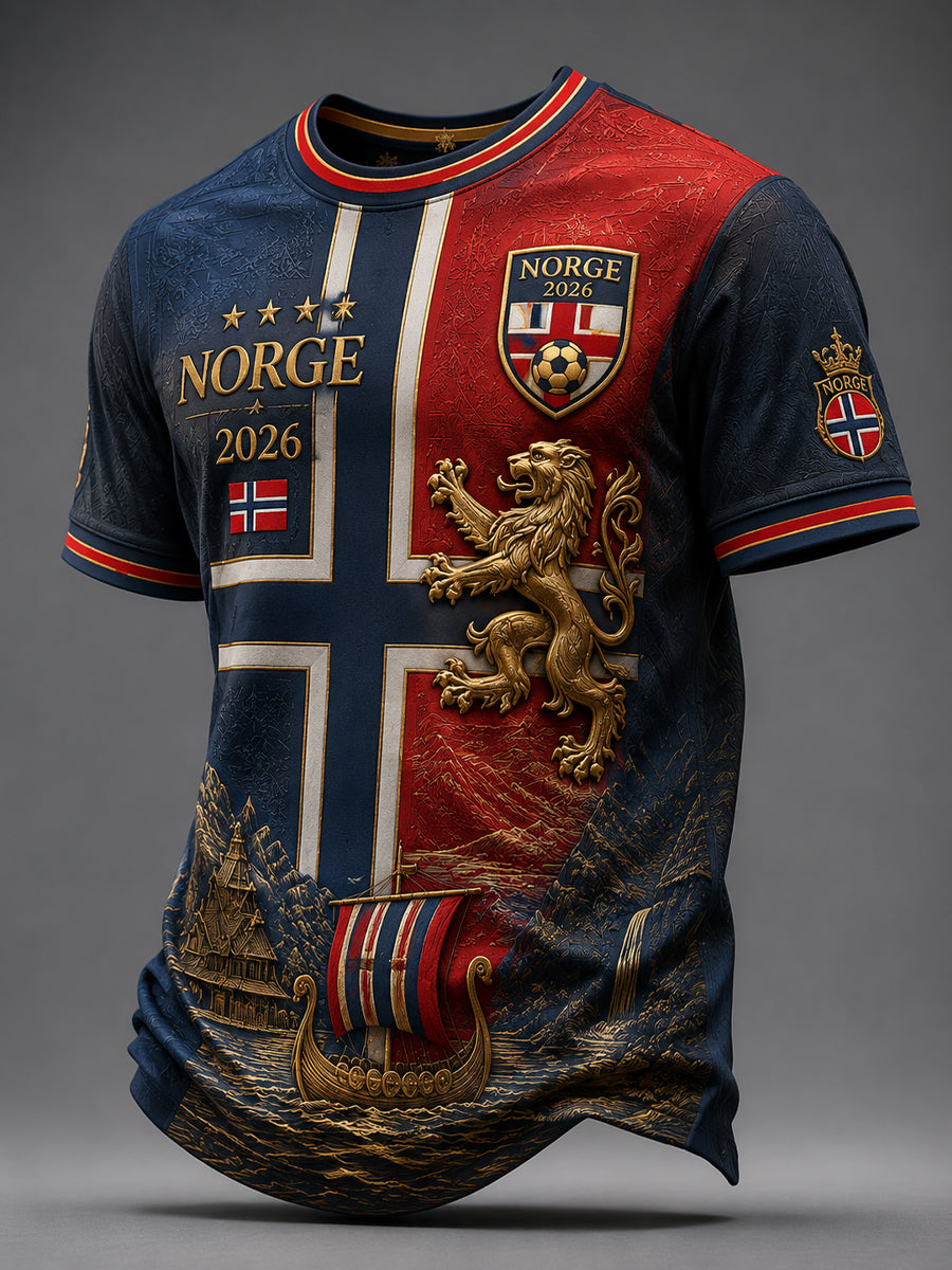 Retro 2026 Norge fotball-høytidelig minne