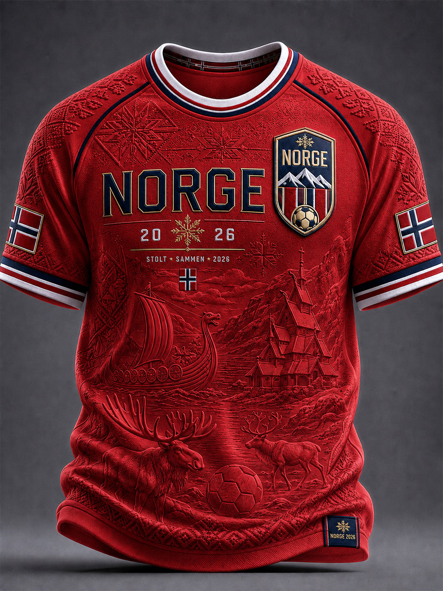 Norge 2026 Classic Casual Fotball T-shirt