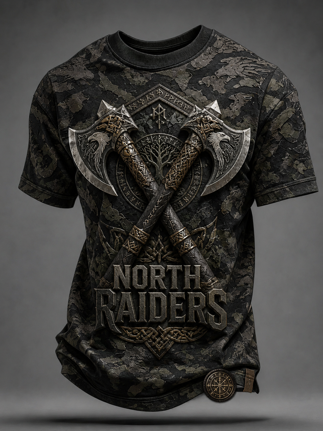 Herrens vikinge korte ærmer T-shirt