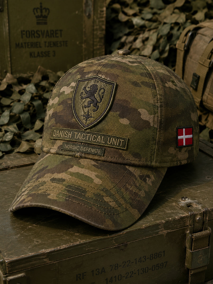 Mænds Vintage Militær Camouflage Print Hat