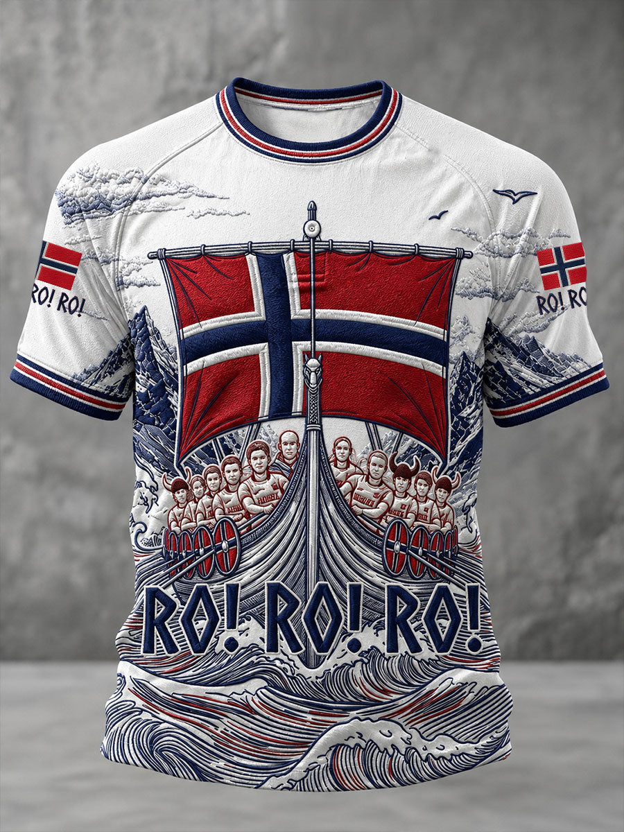 Menns Ro! Ro! Ro! T-skjorte med korte ermer