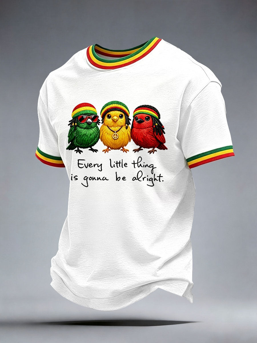 Reggae-musik T-shirt til mænd