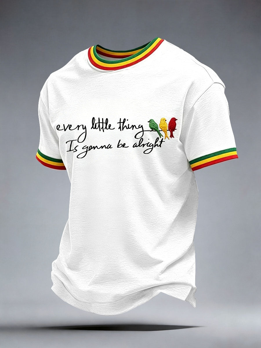 Reggae-musik T-shirt til mænd