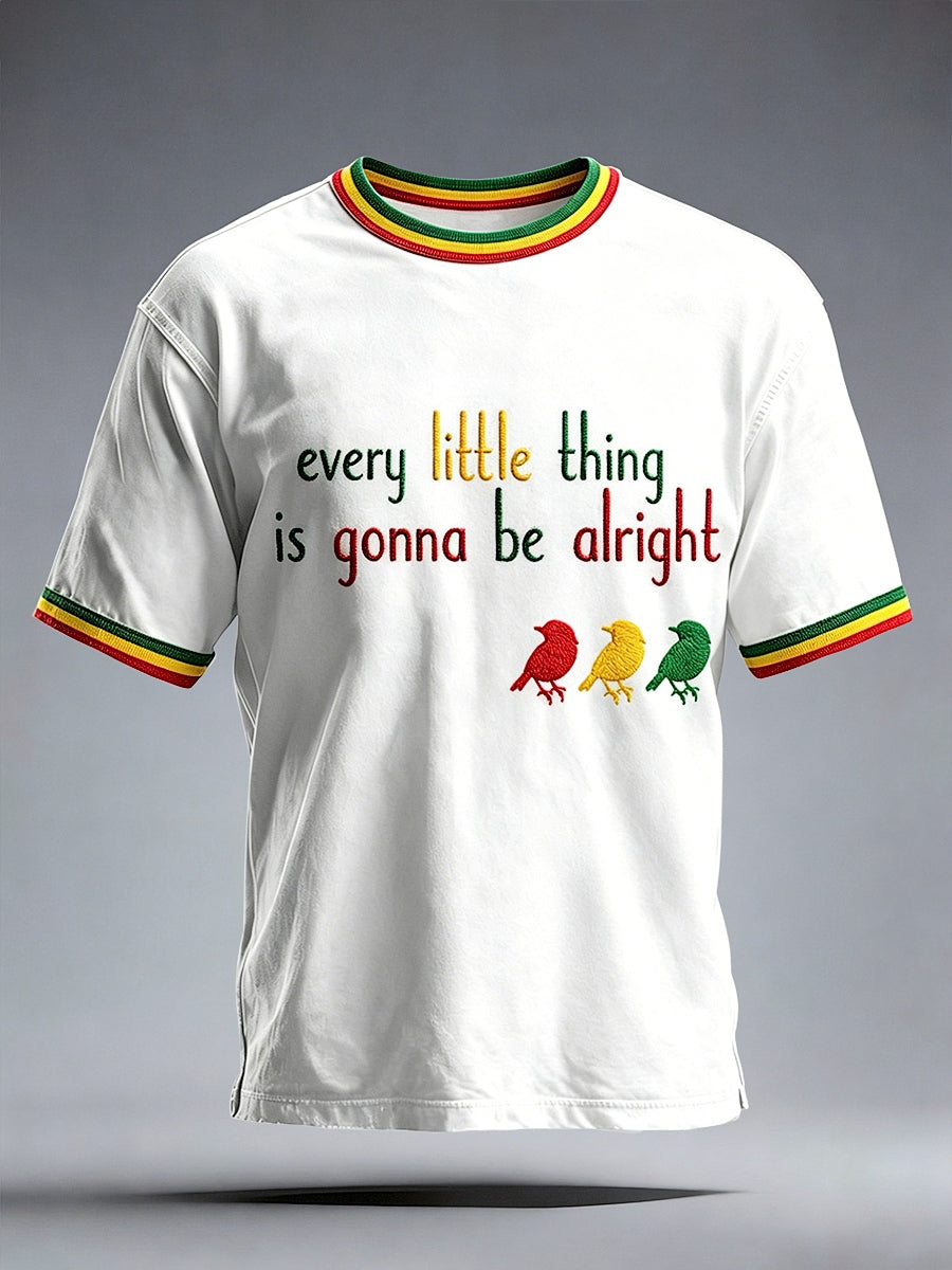 Reggae-musik T-shirt til mænd