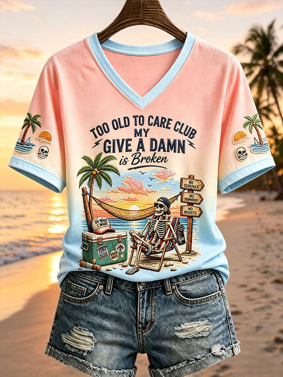Kvinders for gamle til at pleje Club T-shirt