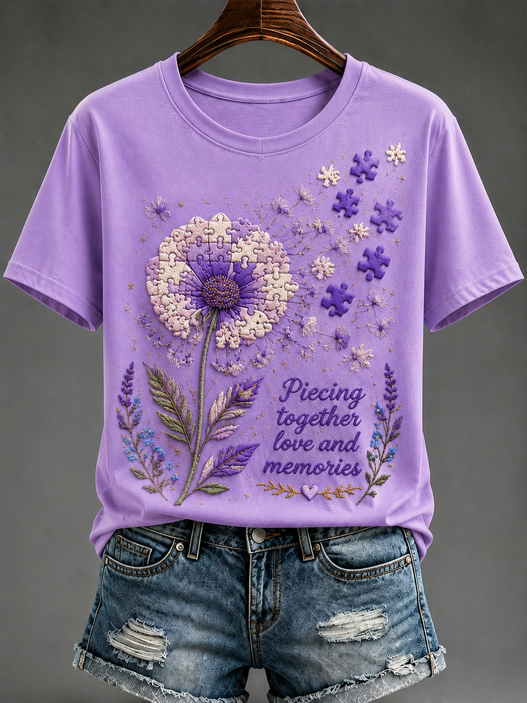 Kvinders Alzheimer-sygdom T-shirt med korte ærmer