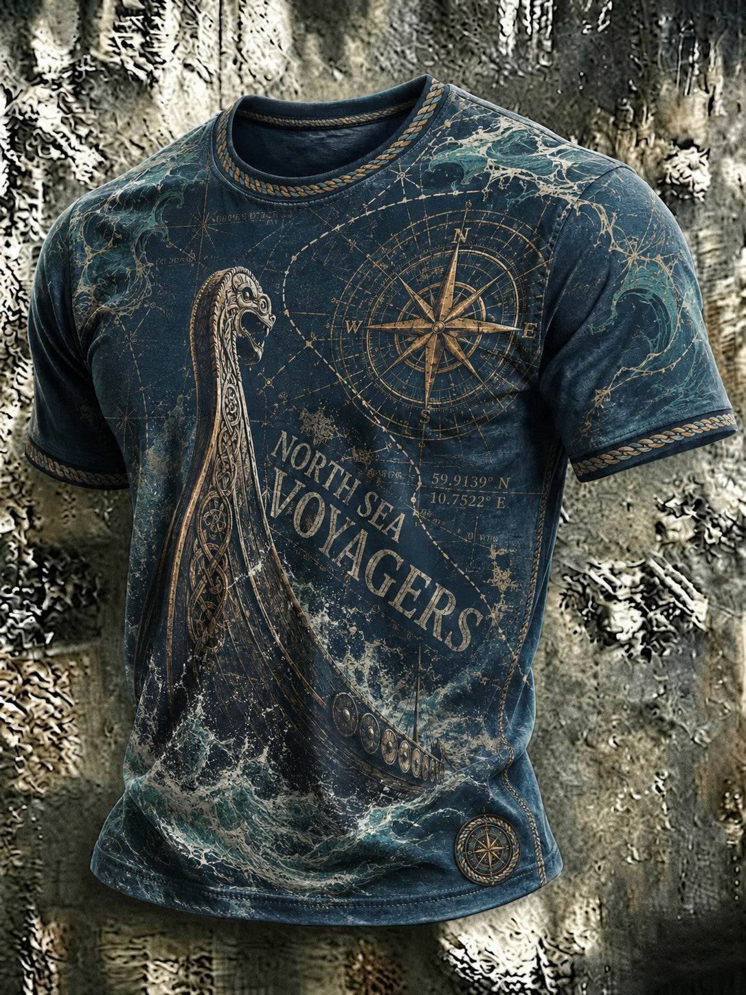 Herrlig North Sea Voyagers T-skjorte med trykk