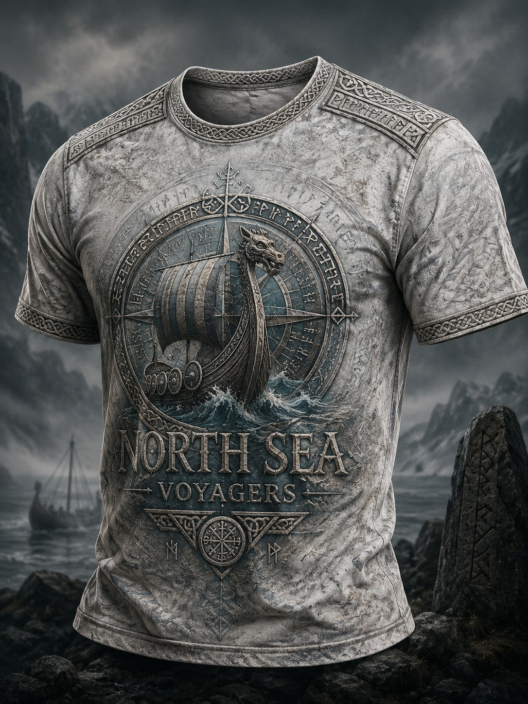 Herrlig North Sea Voyagers T-skjorte med trykk
