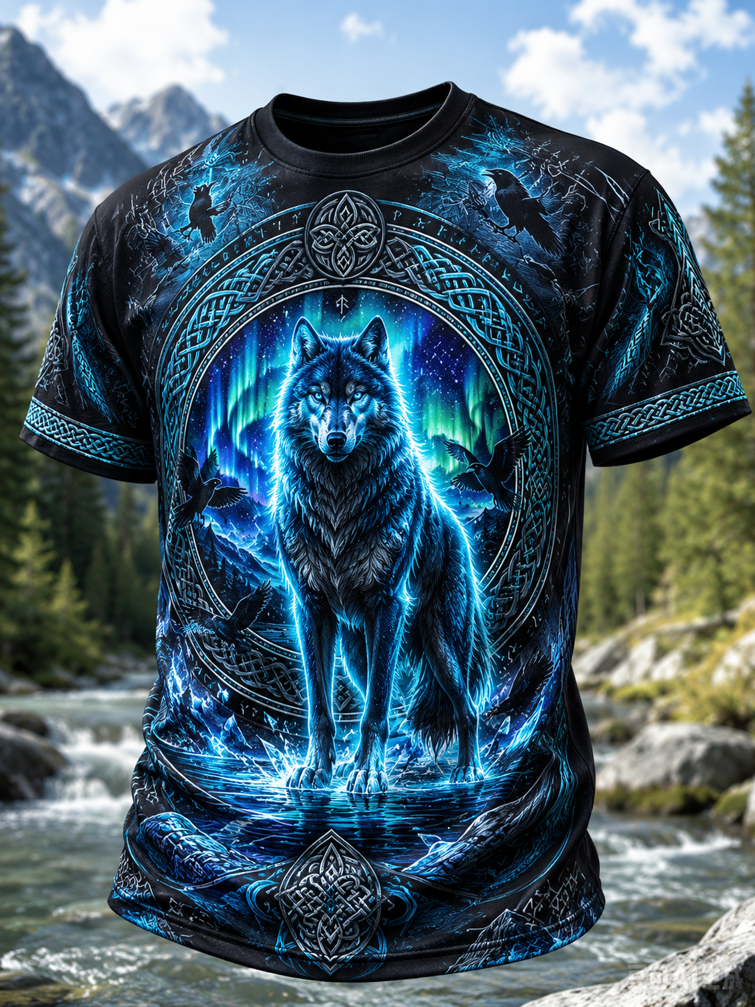 Herre Viking T-shirt med korte ærmer