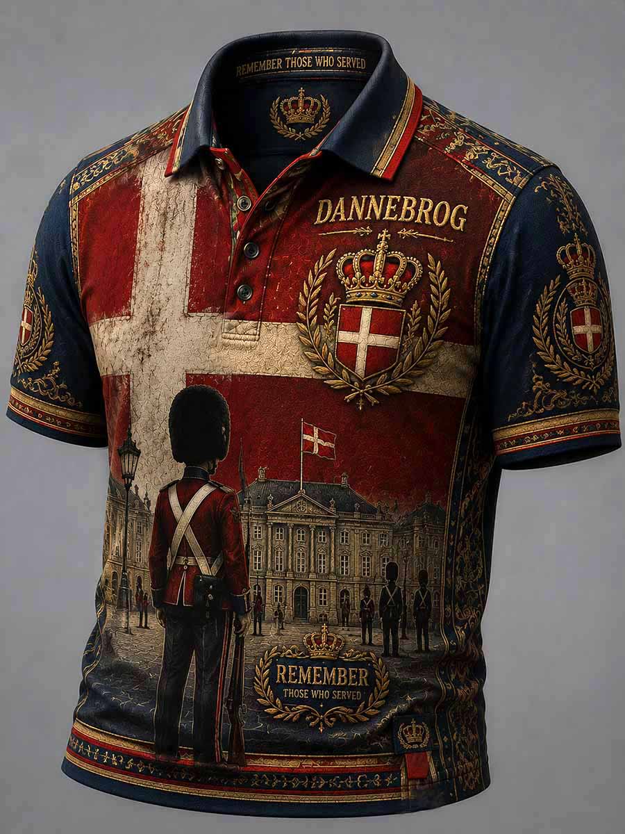 Herrepolo med militær mindeprint fra Danmark