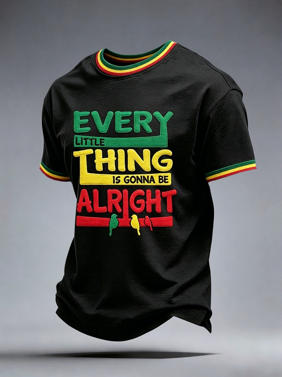 Reggae-musik T-shirt til mænd
