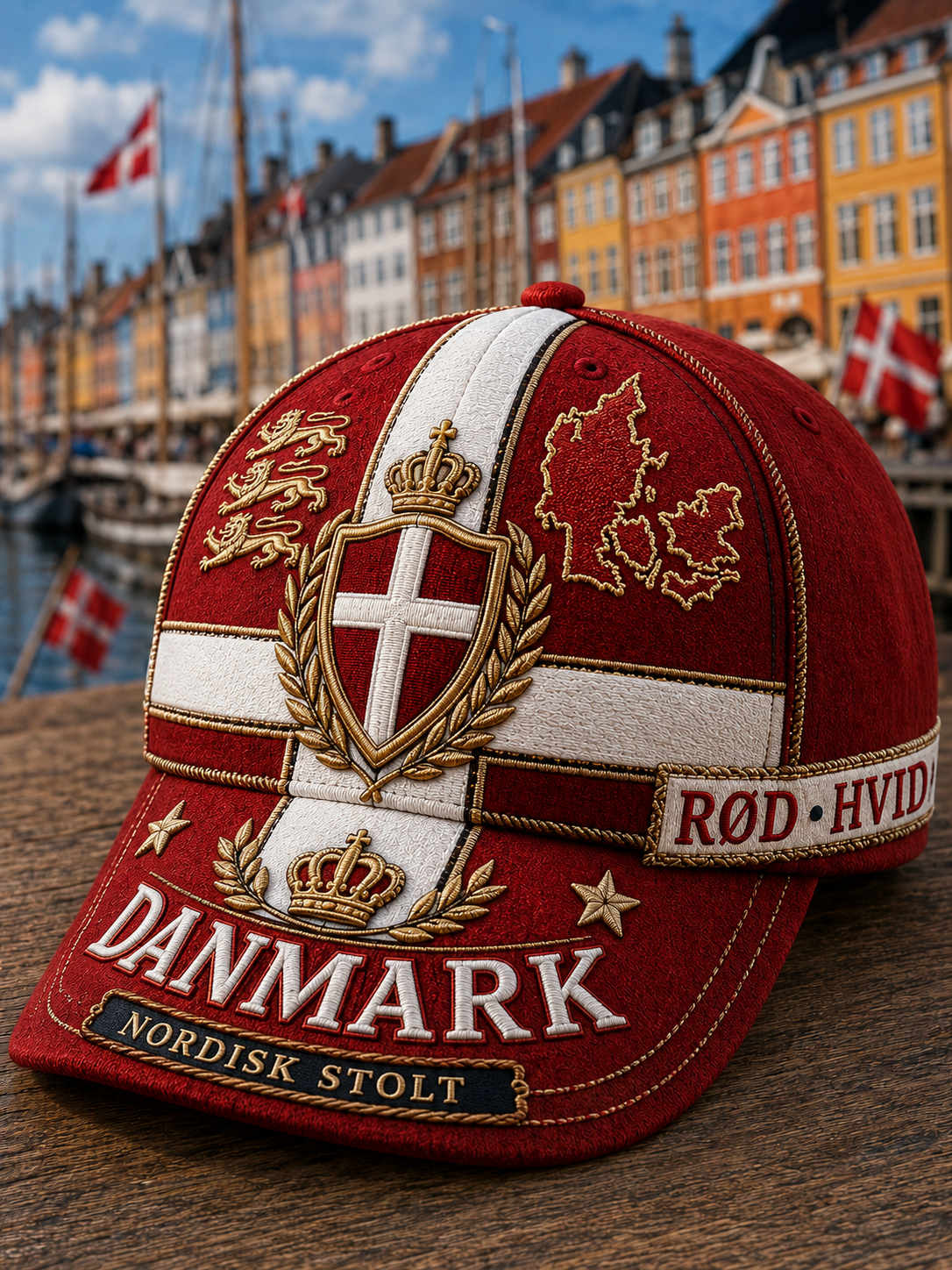 Dansk patriotisk hædersbevisning unisex hat