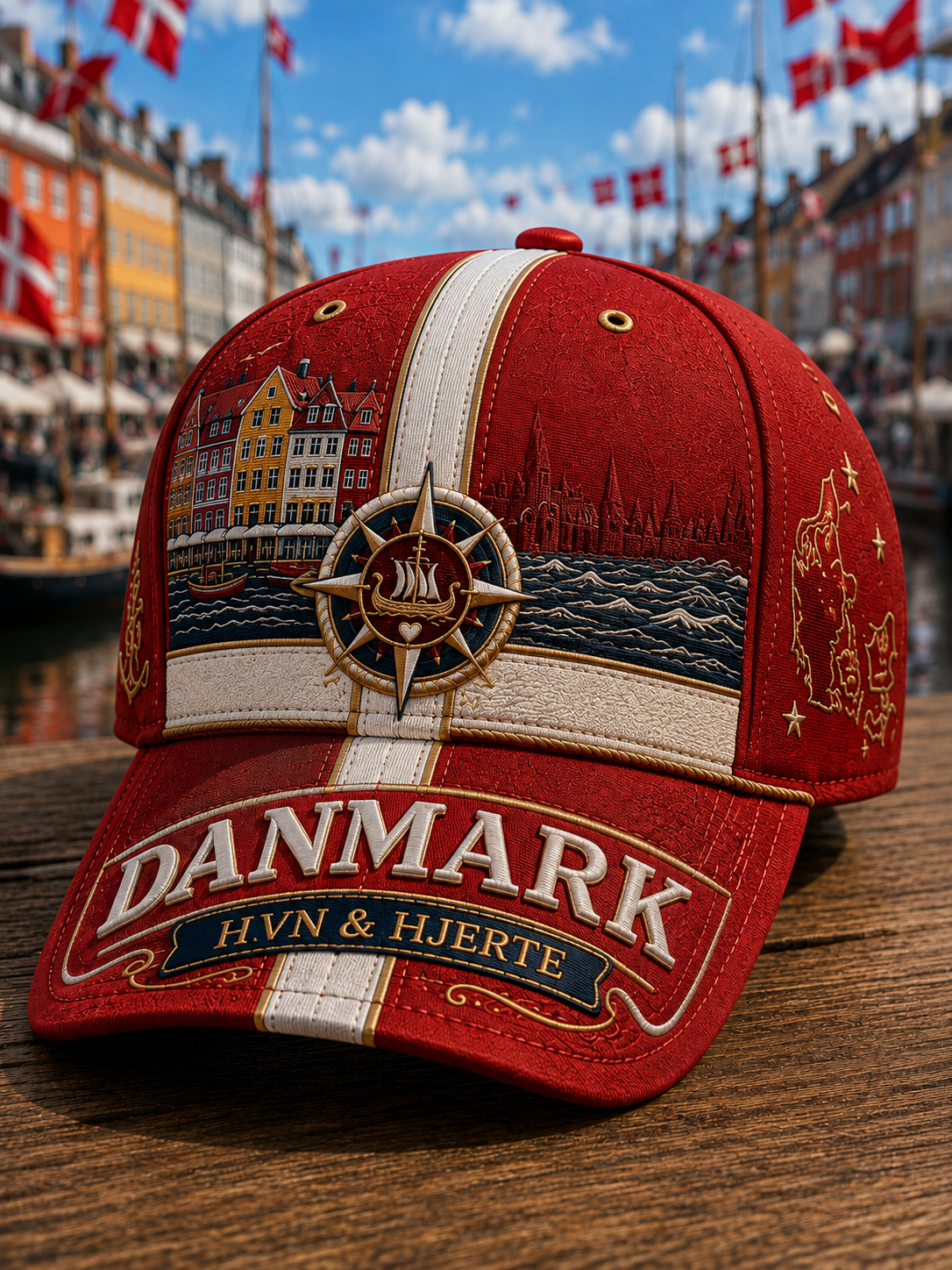 Dansk patriotisk hædersbevisning unisex hat